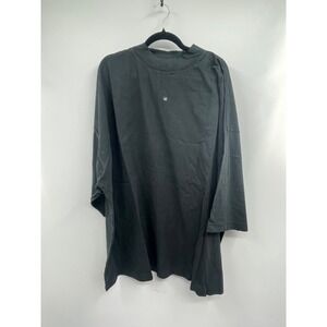 Yeezy Gap Engineered by Balenciaga Logo No Seam Tee Mens XL Black Oversized NWOT